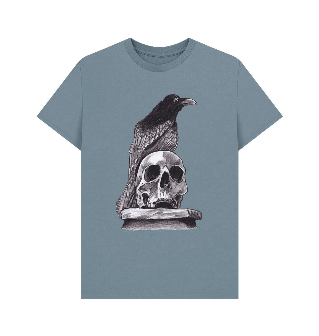 Stone Blue Printed T-shirt