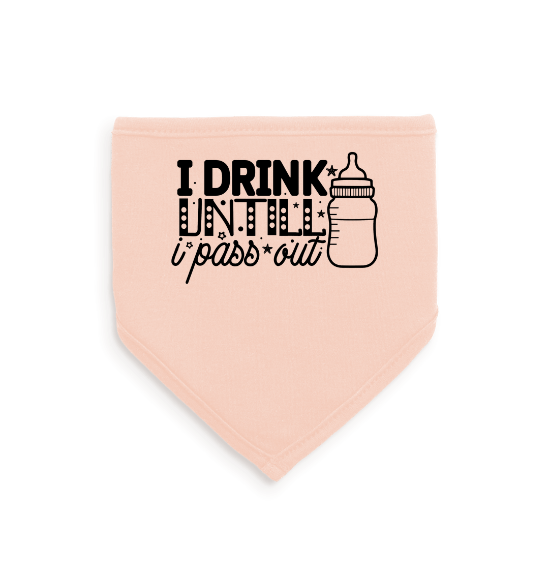 White/Powder Pink Bib