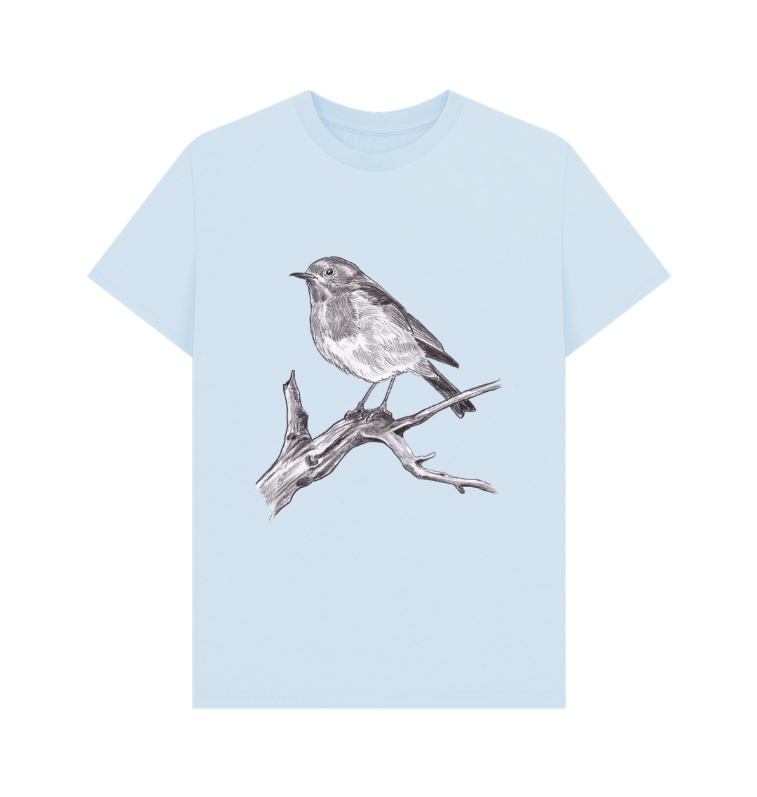 Sky Blue Printed T-shirt